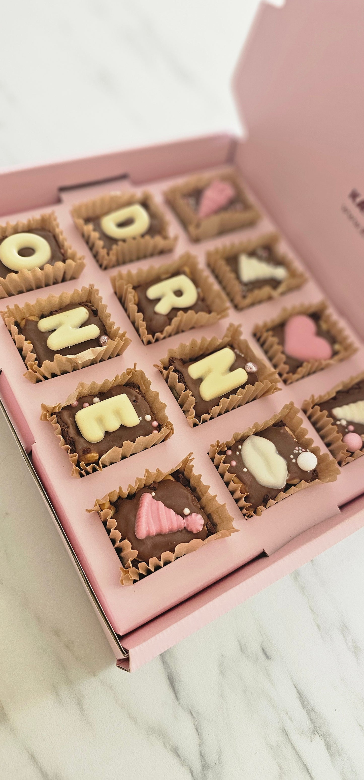 Gör din egen brownie låda